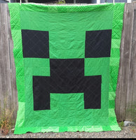 Minecraft Creeper Rag Quilt