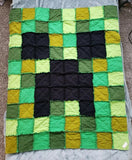 Minecraft Creeper Rag Quilt