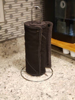 Black Reusable Paper Towels // Eco Friendly Paper Towels with or without Snaps