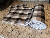 Black & White Gingham // Ecofriendly Reusable Paper Towels