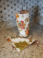 Vintage Flowers // Reusable Paper Towels with or without Snaps