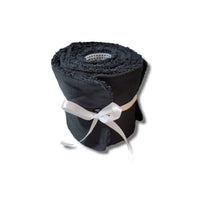 Family Cloth // 12 All Black Washable TP with insert // Ecofriendly Reusable Toilet Paper